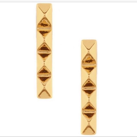 Trina Turk Pyramid Bar Earrings New - Picture 2 of 4